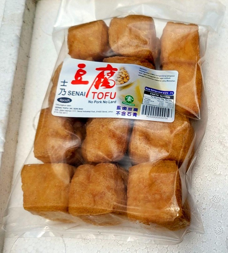 senai tofu fried bean curd asian malaysia johor